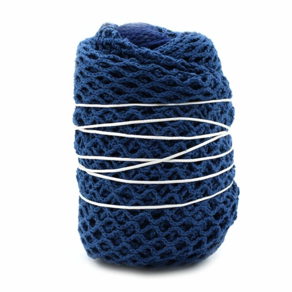 Pure Cotton Mesh Bag - Denim - Image 5