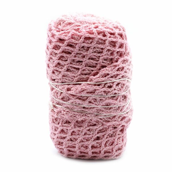 Pure Cotton Mesh Bag - Rose - Image 6