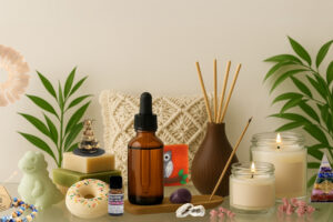 Unique natural eco-friendly products for self-care, home, and gift accessories