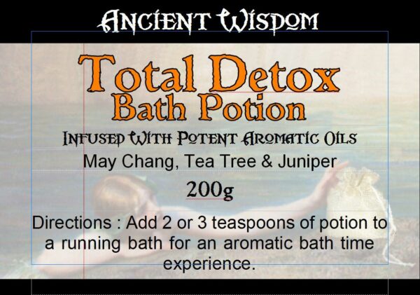 Bag Labels for Total Detox  (4 sheets of 18)
