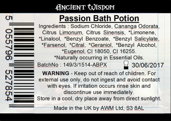 Bag Labels for Passion Potion  (4 sheets of 18) - Image 2