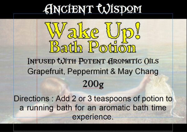 Bag Labels for Wake Up  (4 sheets of 18)