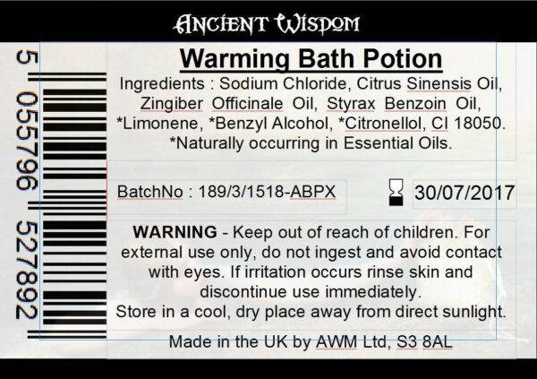 Bag Labels for Warming  (4 sheets of 18) - Image 2