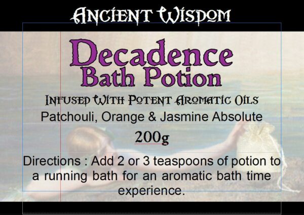 Bag Labels for Decadence (4 sheets of 18)