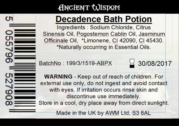 Bag Labels for Decadence (4 sheets of 18) - Image 2