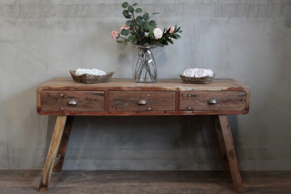 Console Table - Recycled Wood - 150x50x80cm - Image 2