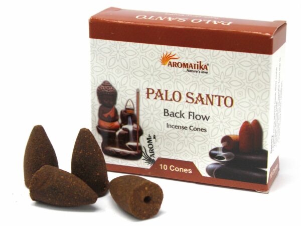 Aromatica Backflow Incense Cones - Palo Santo - Image 2