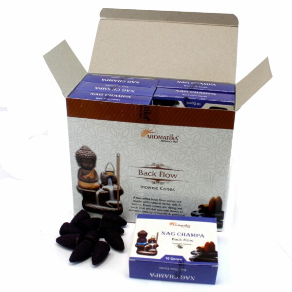 Aromatica Backflow Incense Cones - Nag Champa - Image 2