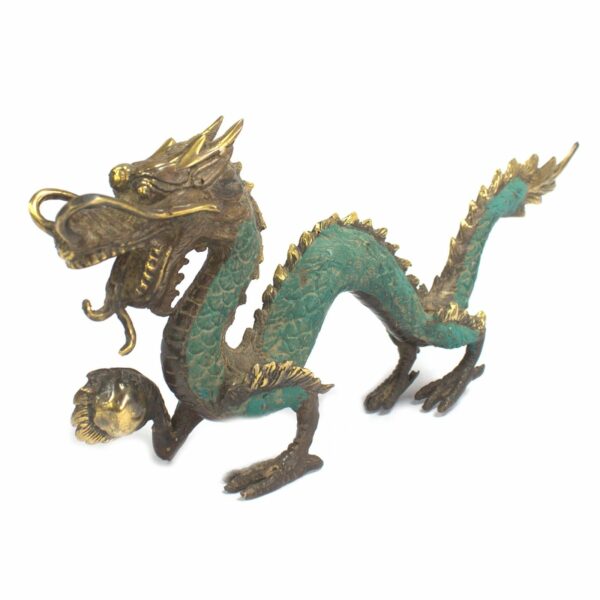 Fengshui - Med Dragon with Ball - 27cm - Image 3