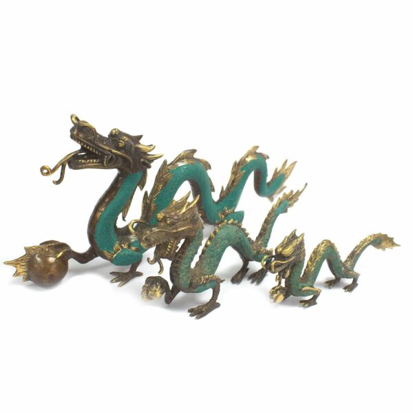 Fengshui - Small Dragon with Ball - 20cm - Image 2
