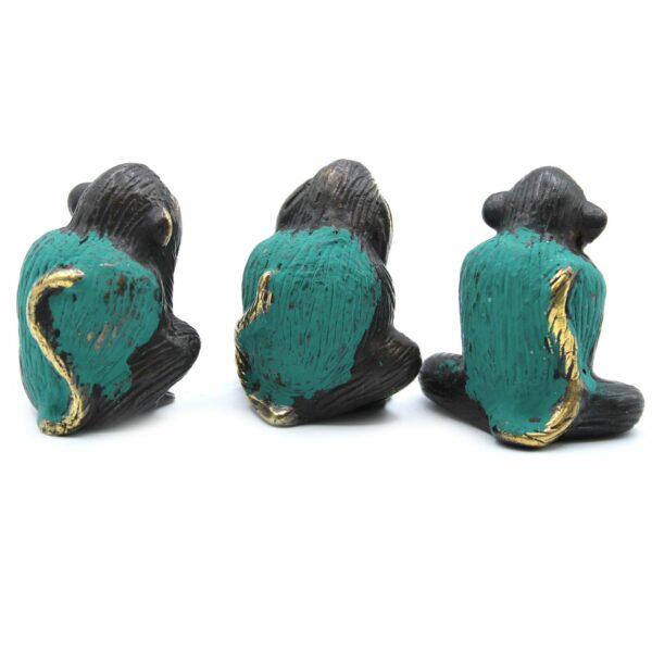 Set of 3 - See No Evil etc - Monkeys - Image 2