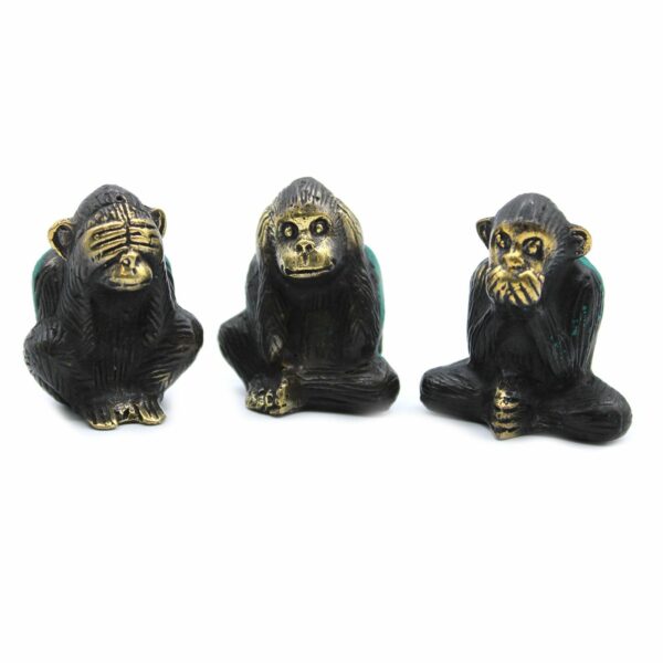 Set of 3 - See No Evil etc - Monkeys - Image 3
