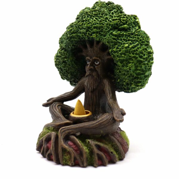 Wise Old Tree Man of the Forest Backflow Incense Burner - Image 6