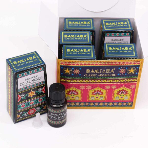 Banjara Indian Fragrance Oil 10ml - Copal Negro - Image 2