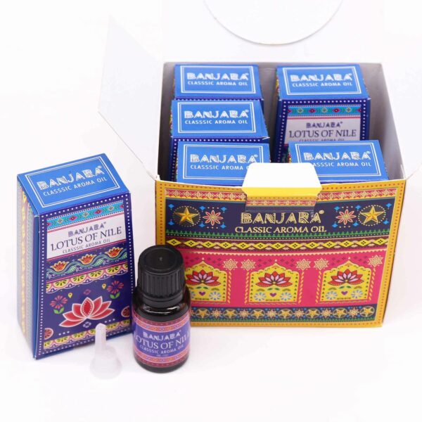 Banjara Indian Fragrance Oil 10ml - Lotus of the Nile - Image 2