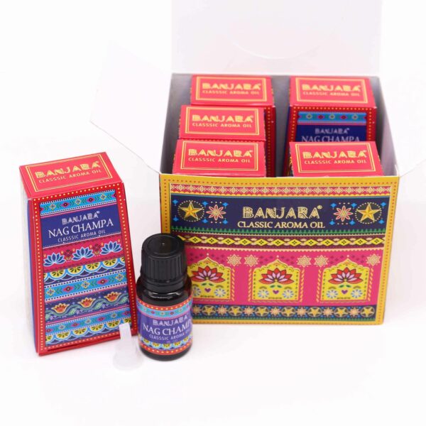 Banjara Indian Fragrance Oil 10ml - Nag Champa - Image 2