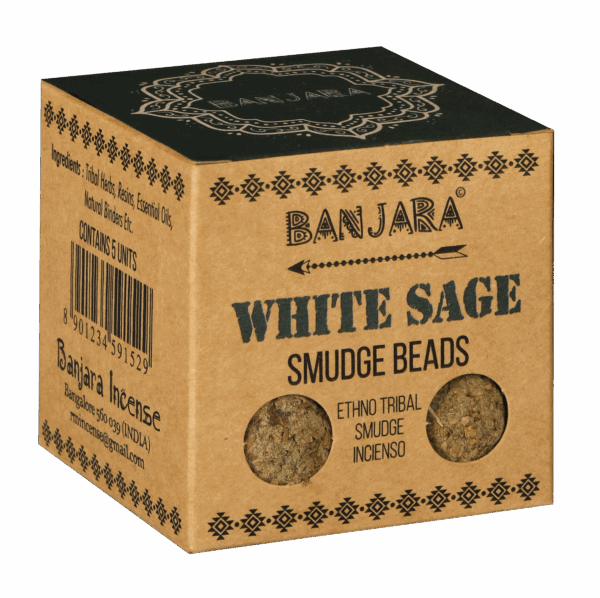 Banjara Smudge Beads - White Sage