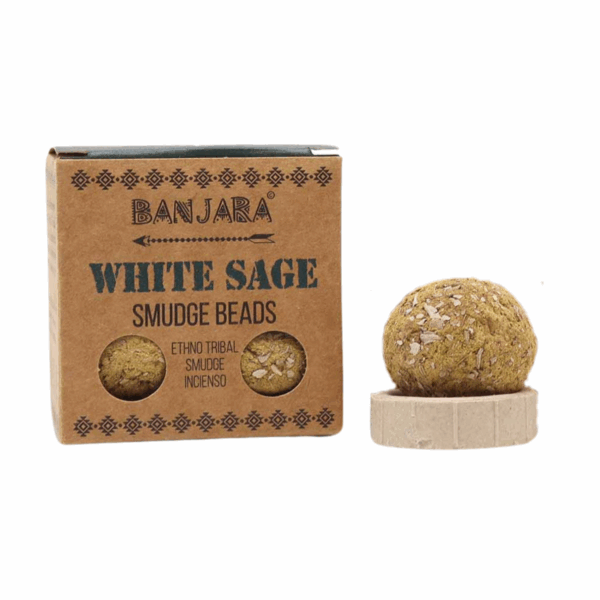 Banjara Smudge Beads - White Sage - Image 2