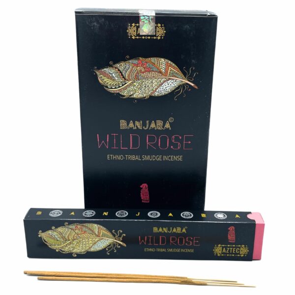 Banjara Tribal Smudge Incense - Wild Rose - Image 3