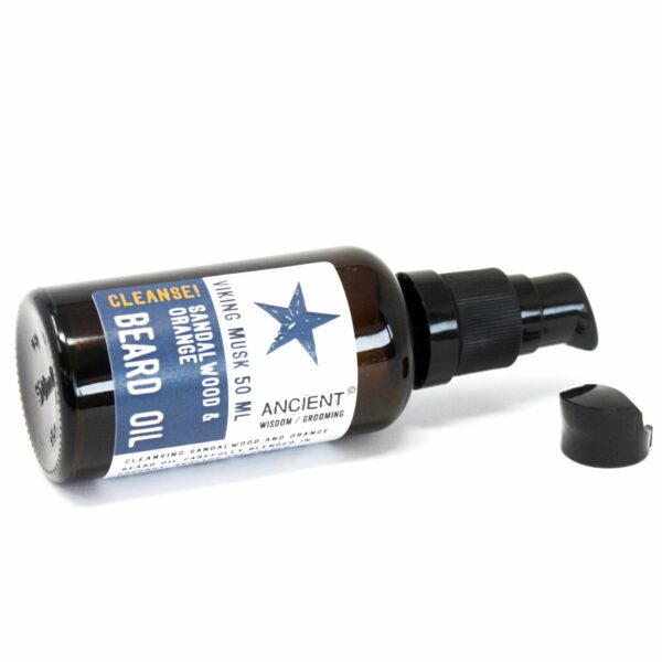 50ml Beard Oil - Viking Musk - Cleanse! - Image 2