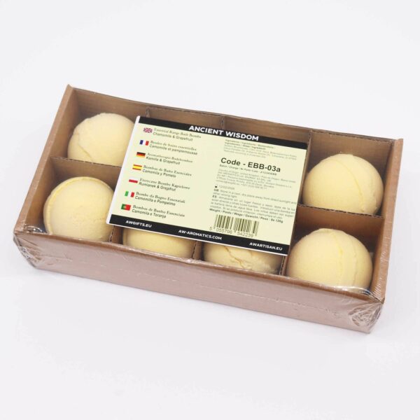 Essential Oil Bath Bomb - Chamomile & Grapefruit - Image 3