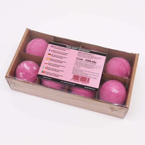 Essential Oil Bath Bomb - Ylang Ylang & Ginger - Image 3