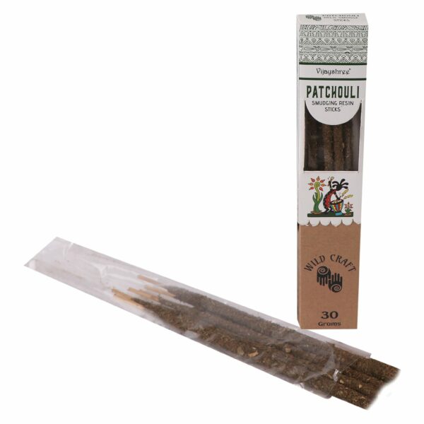 30g Golden Patchouli Smudging Resin Sticks - Image 3