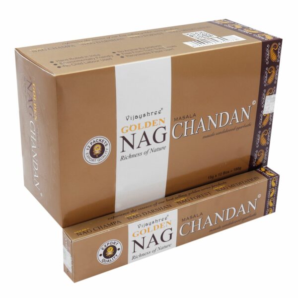 15g Golden Nag - Chandan Incense - Image 2