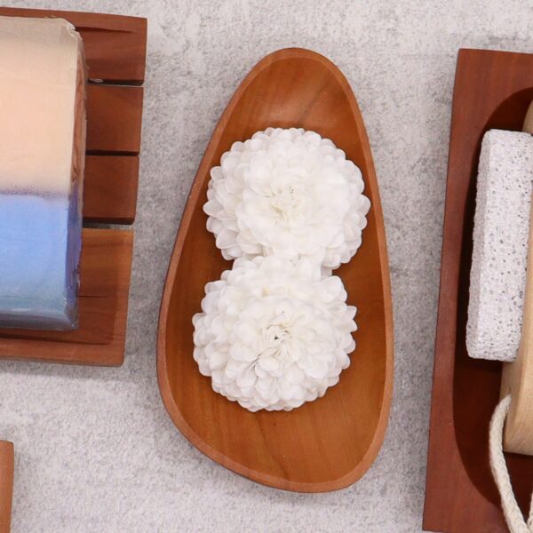Classic Mahogany Soap Dishes - Image 3