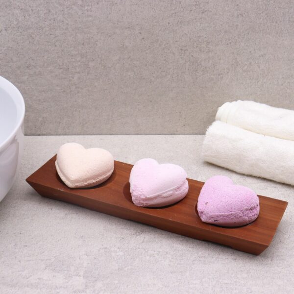 Three Bay Mahogany Soap Dish - Image 3