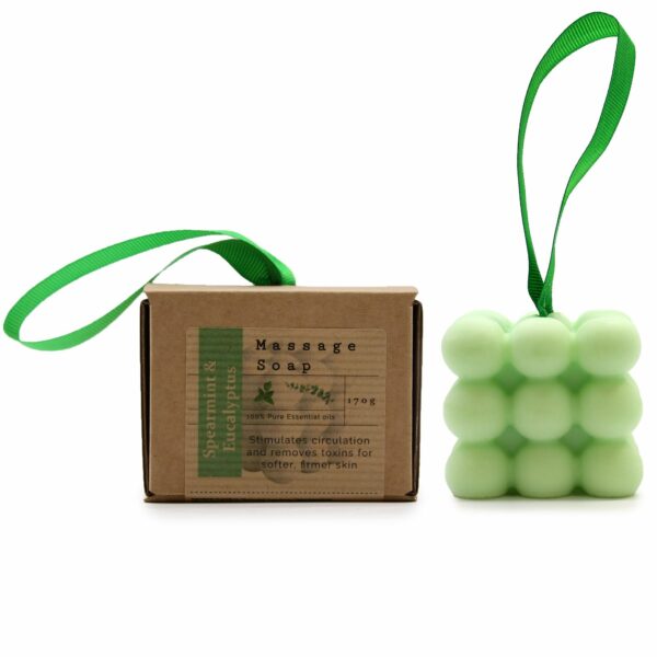 Boxed Single Massage Soaps - Spearmint & Eucalyptus - Image 7