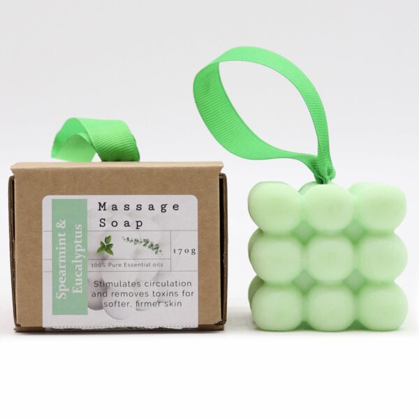 Boxed Single Massage Soaps - Spearmint & Eucalyptus - Image 8