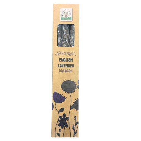 Natural Botanical Masala Incense - English Lavender - Image 3