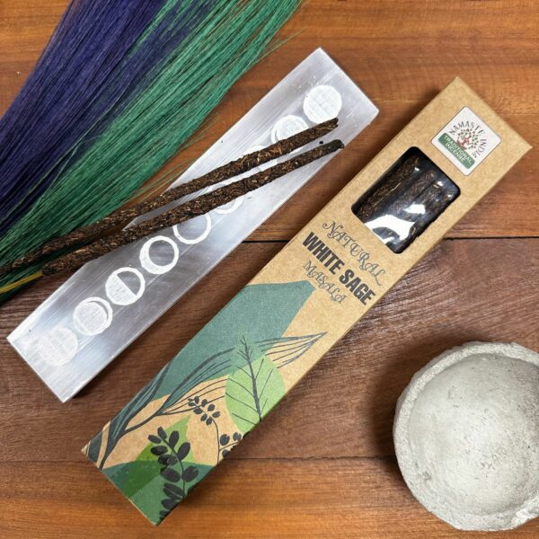 Natural Botanical Masala Incense - White Sage - Image 2