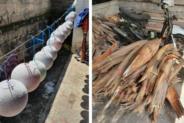 Natural Coconut Lamp - Natural Wrapover - Image 5