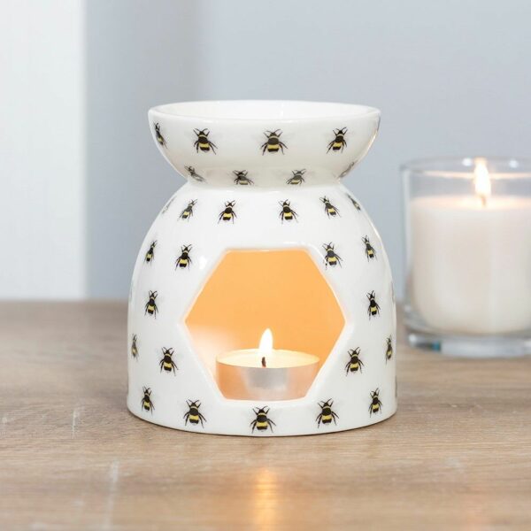 All Over Bee Print Oil Burner - Image 2
