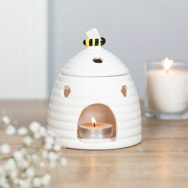 White Beehive Oil Burner - Image 3