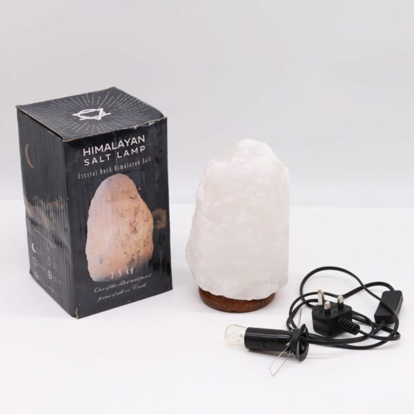 Crystal Rock Himalayan Salt Lamp - & Base apx 3-5kg - Image 3