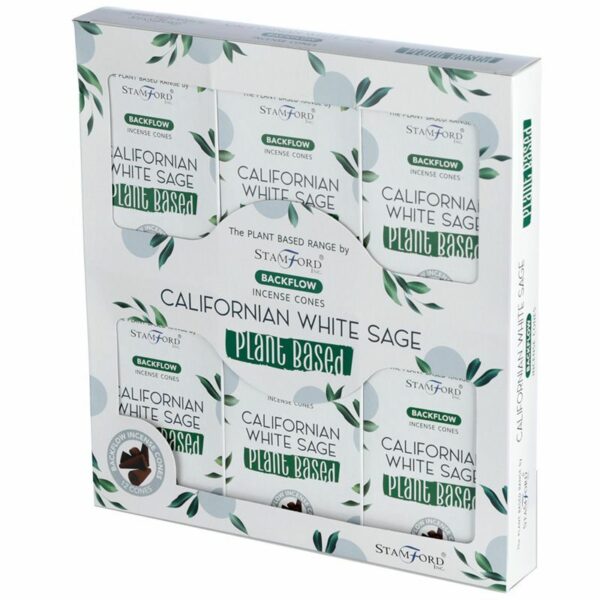 Plant Based Backflow Incense Cones - Californian White Sage - Image 2