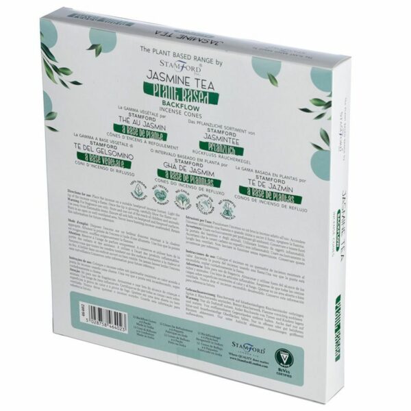 Plant Based Backflow Incense Cones - Jasmine Tea - Image 2