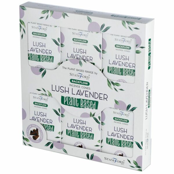 Plant Based Backflow Incense Cones - Lush Lavender - Image 2