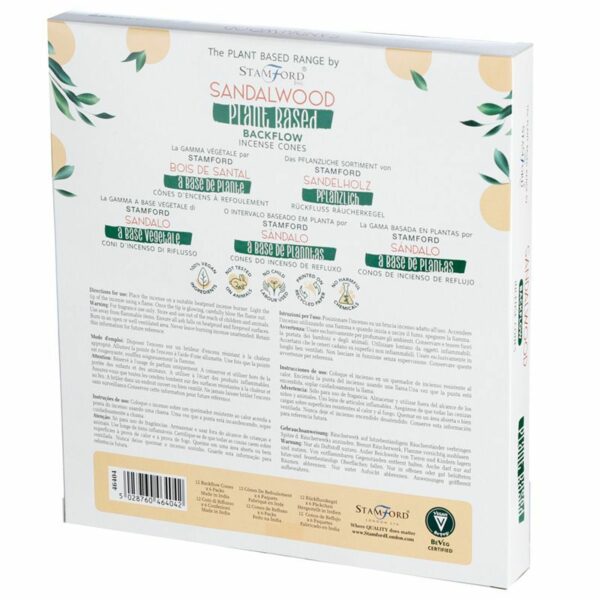 Plant Based Backflow Incense Cones - Sandalwood - Image 3