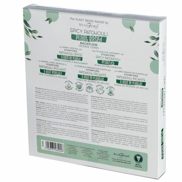 Plant Based Backflow Incense Cones - Spicy Patchouli - Image 3