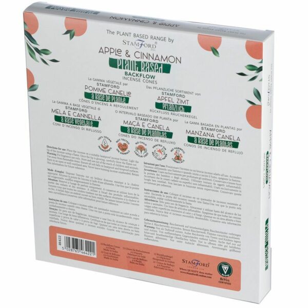 Plant Based Backflow Incense Cones - Apple & Cinnamon - Image 3