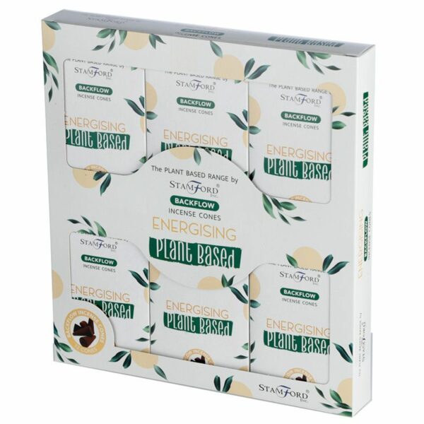 Plant Based Backflow Incense Cones - Energising - Image 2