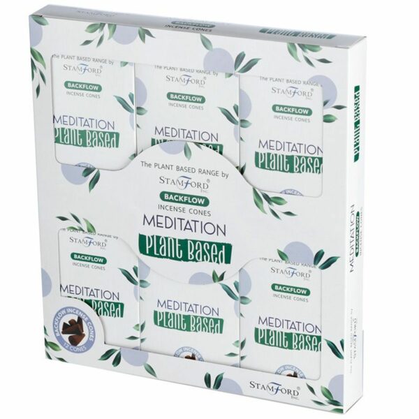 Plant Based Backflow Incense Cones - Meditation - Image 2