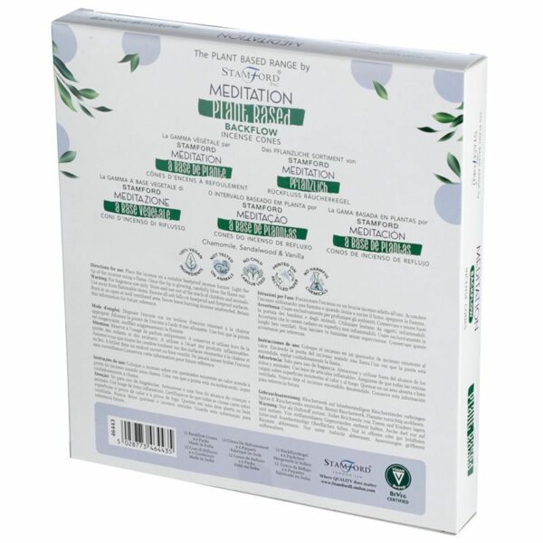 Plant Based Backflow Incense Cones - Meditation - Image 3