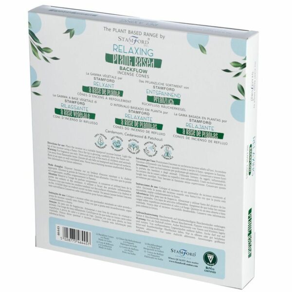 Plant Based Backflow Incense Cones - Relaxing - Image 3