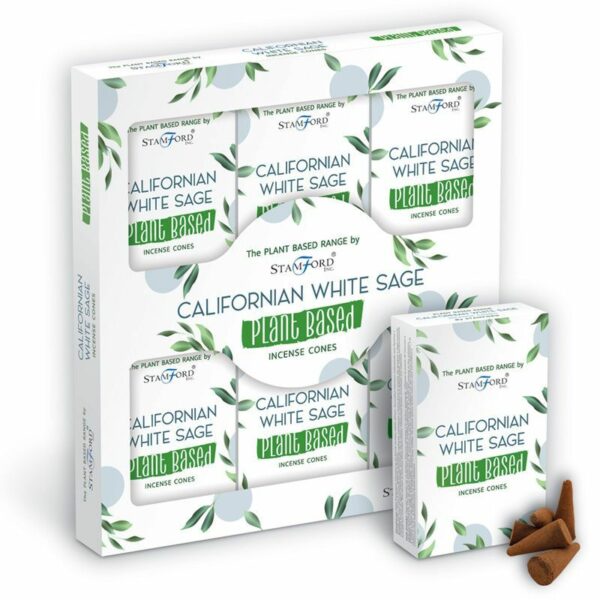 Plant Based Incense Cones - Californian White Sage - Image 2