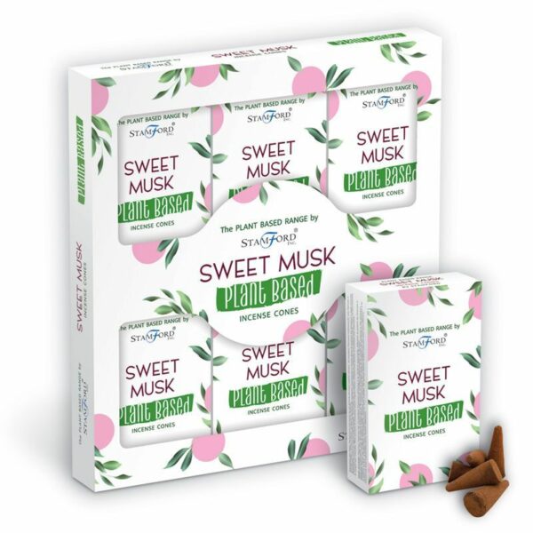 Plant Based Incense Cones - Sweet Musk - Image 2